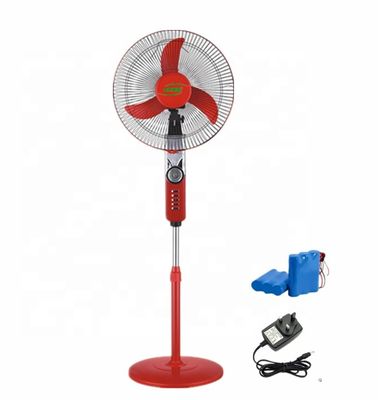 16 인치 빛을 가진 18 인치 리튬 전지 팬, 재충전용 주춧대 팬 & Usb 충전기